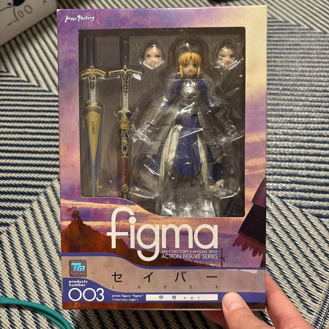 Figma 003 Fate/Stay Night Saber Armor ver. Figure Max Factory from Japan NEW