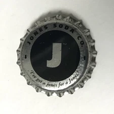 Jones Soda Co Bottle Cap Metal Pin 'I've got a jones for a Jones'| Hat Tie Lapel