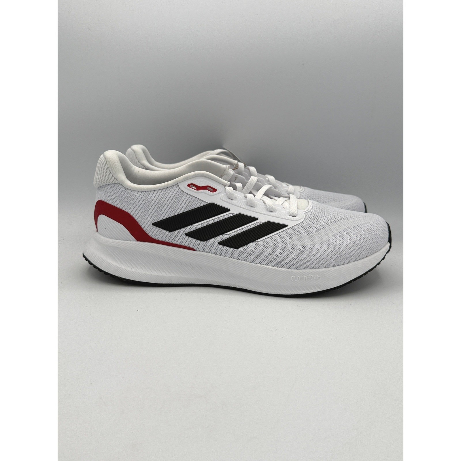 Adidas Runfalcon 5 Running Shoes Mens Size 8 White Black Red