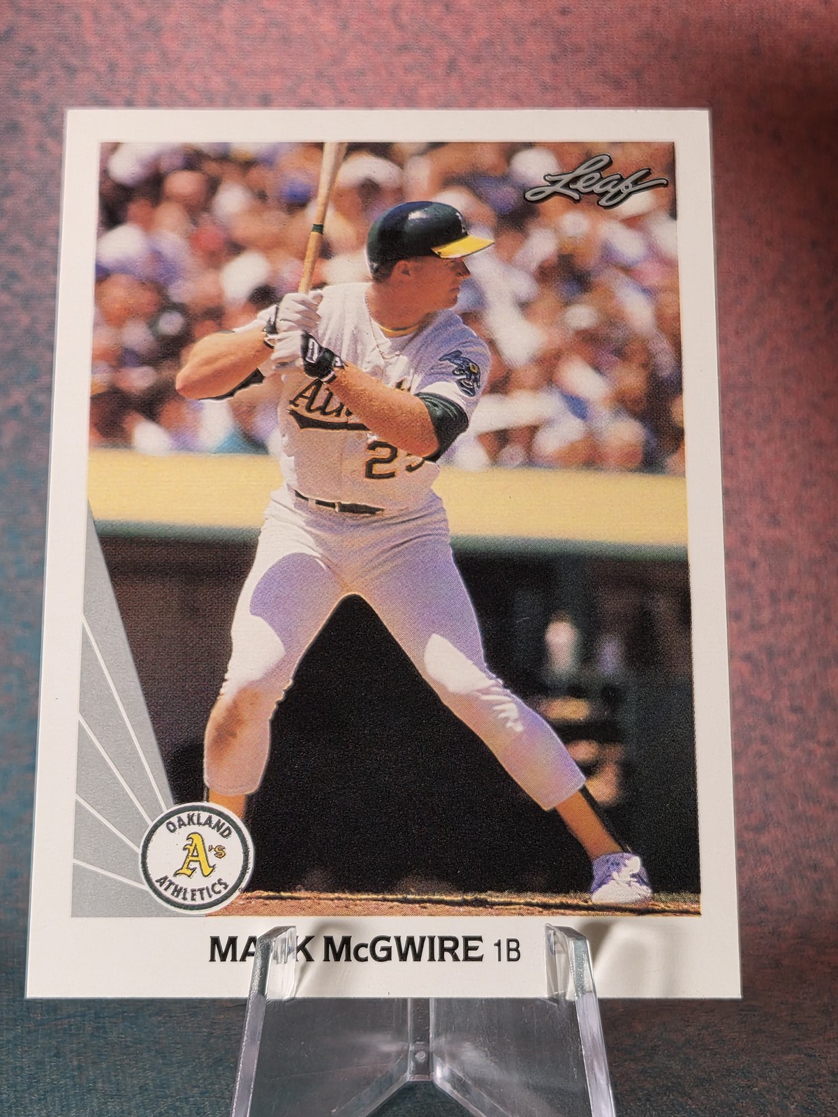 1990 Leaf #62 Mark McGwire