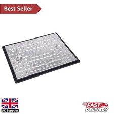 Durable 5T Galvanised Manhole Cover 663 x 513mm with Polypropylene Frame