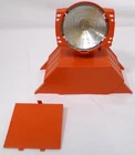 Vintage 1972 GI Joe 12" Figure Scale Orange Search Light & Battery Cover Parts