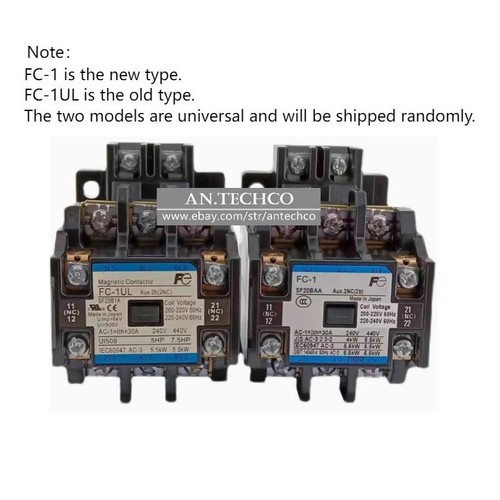 FC-1UL 220V New For Fuji Contactor Magnetic Free Shipping - Picture 3 of 3