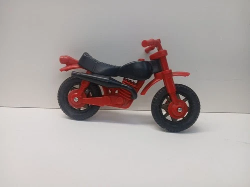 Vintage 1980’s Tonka Red Dirt Bike Motorcycle Toy Hong Kong 80s Vintage Tonka