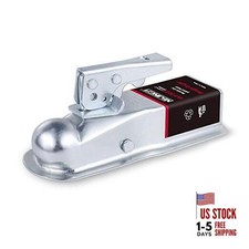 Straight Trailer Coupler Width 2000 LBSTrailer Tongue 1-7/8" Ball 2" Channel