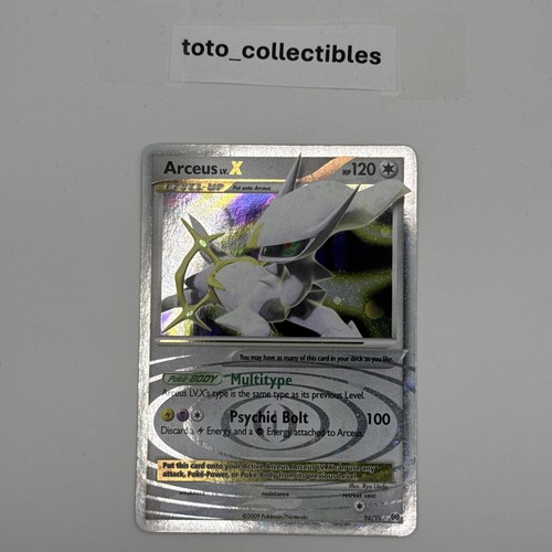Pokémon TCG Arceus LV.X Holo Rare Card 96/99 LP