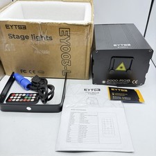 EYTSE EY003-L RGB Stage Laser Light DMX 3D Projection DJ APP Control 2000-RBG