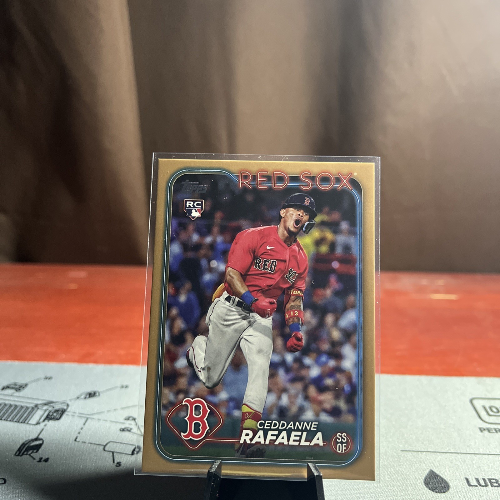 2024 Topps Series 1 - Ceddanne Rafaela #313 Gold /2024 (RC)