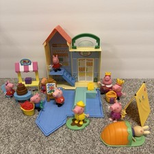 Peppa Pig Playset Lot- Grocery Store, Camping...