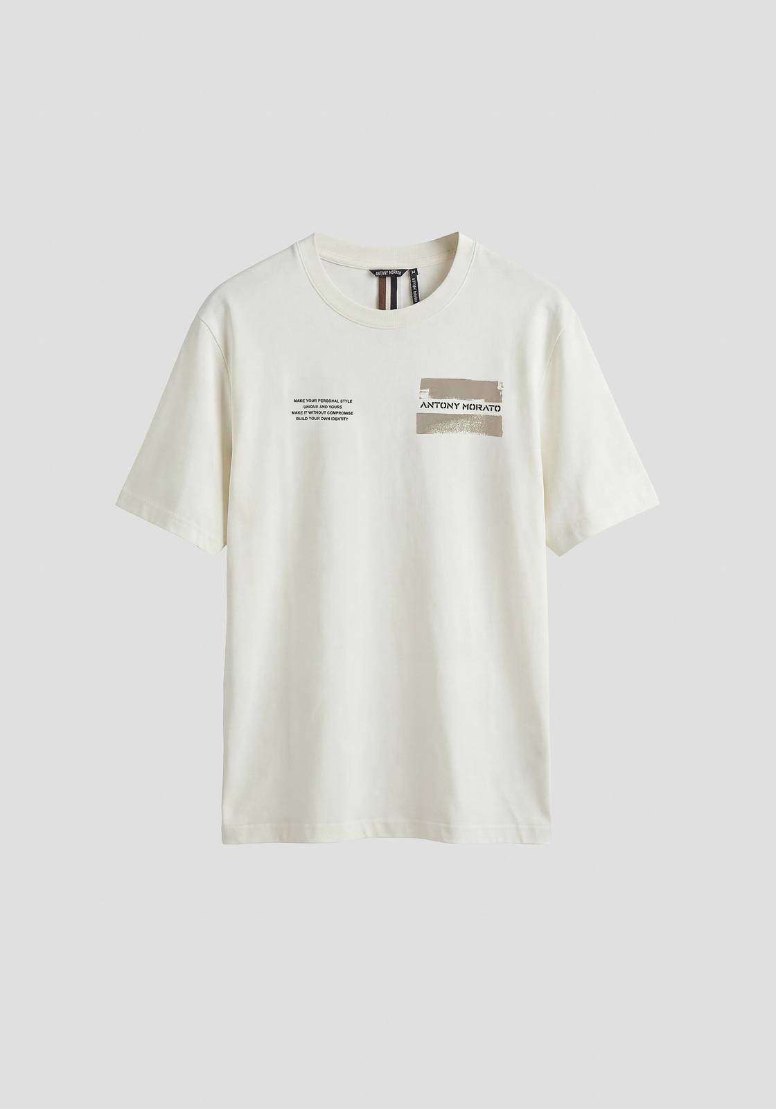 Antony Morato T-Shirt Reg Fit Jersey wei - Gre L Herrenbekleidung 11690₽
