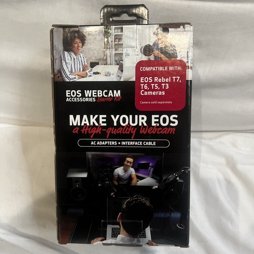 Canon EOS cam Accessories Starter Kit for EOS Rebel T7 T6 T5 T3