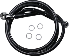 Drag Specialties Extended Stainless Steel Front Brake Line Kit 1741-5840