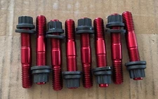 Red Anodized Aluminum Blower Supercharger 6-71 to 14-71 Break Away Studs 2.75”