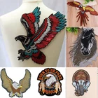 1 x Extra Large Sew on  Eagle Horse Elephant Embroidery Patches applique motif