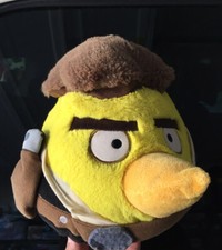 Angry Birds Star Wars 8" Yellow Bird Han Solo Plush