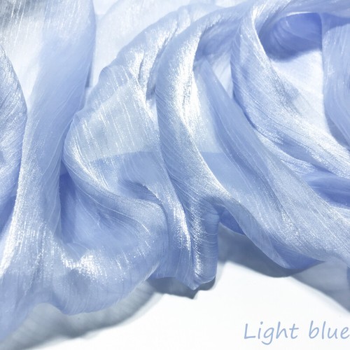 Organza Fabric Shiny Crepe Mesh Tulle DIY Clothes Dress Craft Home Decor Costume - Picture 12 of 30