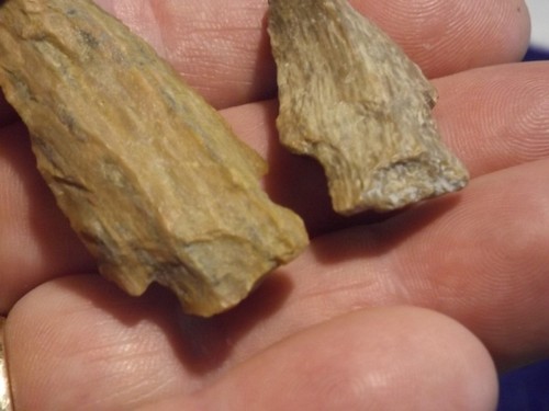 2 Central Texas Arrowheads, Prehistoric Indian Artifacts *FREE SHIPPING* MTX28 - Afbeelding 5 van 5
