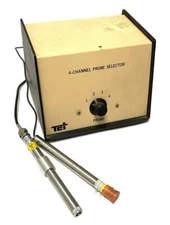 Twin City TCI 4CPS 4-Channel Probe Selector With cables and 2 Probes
