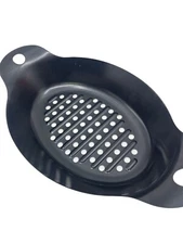Oval Grill Pan Non-Stick BBQ Perforated Holes Double Handles