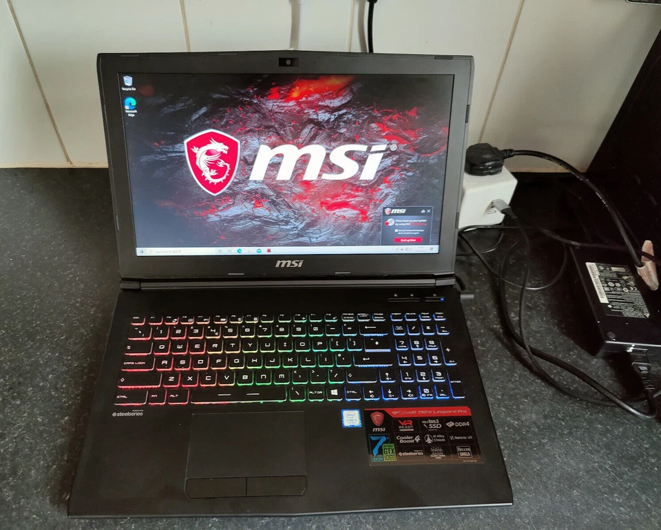 MSI Leopard Pro i5 GTX 1060 16GB RAM 256GB SSD 1TB VR READY Gaming Laptop - Image 4 of 4