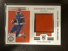 2021 Panini Chronicles Draft Picks Kadarius Toney Encased Rookie Swatch #ERS-KT