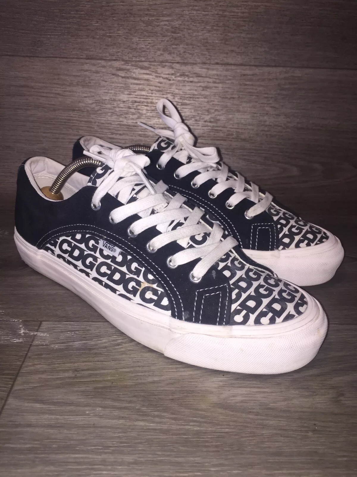 RARE ? Vans Lampin x Comme des Garcons imprimé CDG taille 10 échantillon Supreme