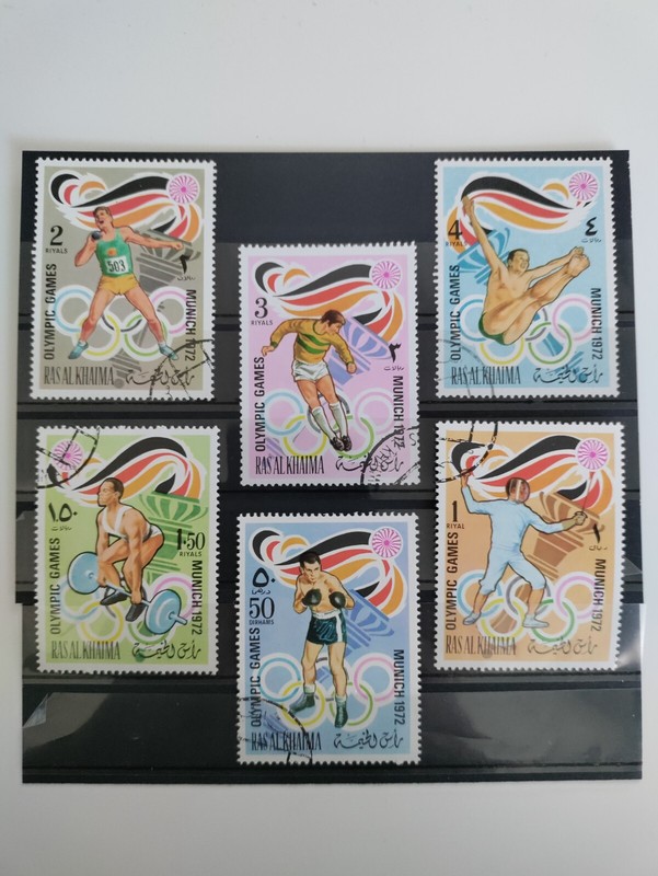 1972 Ras Al Khaimah Stamps(Olympics-Munich'72),CTO,NH,OG