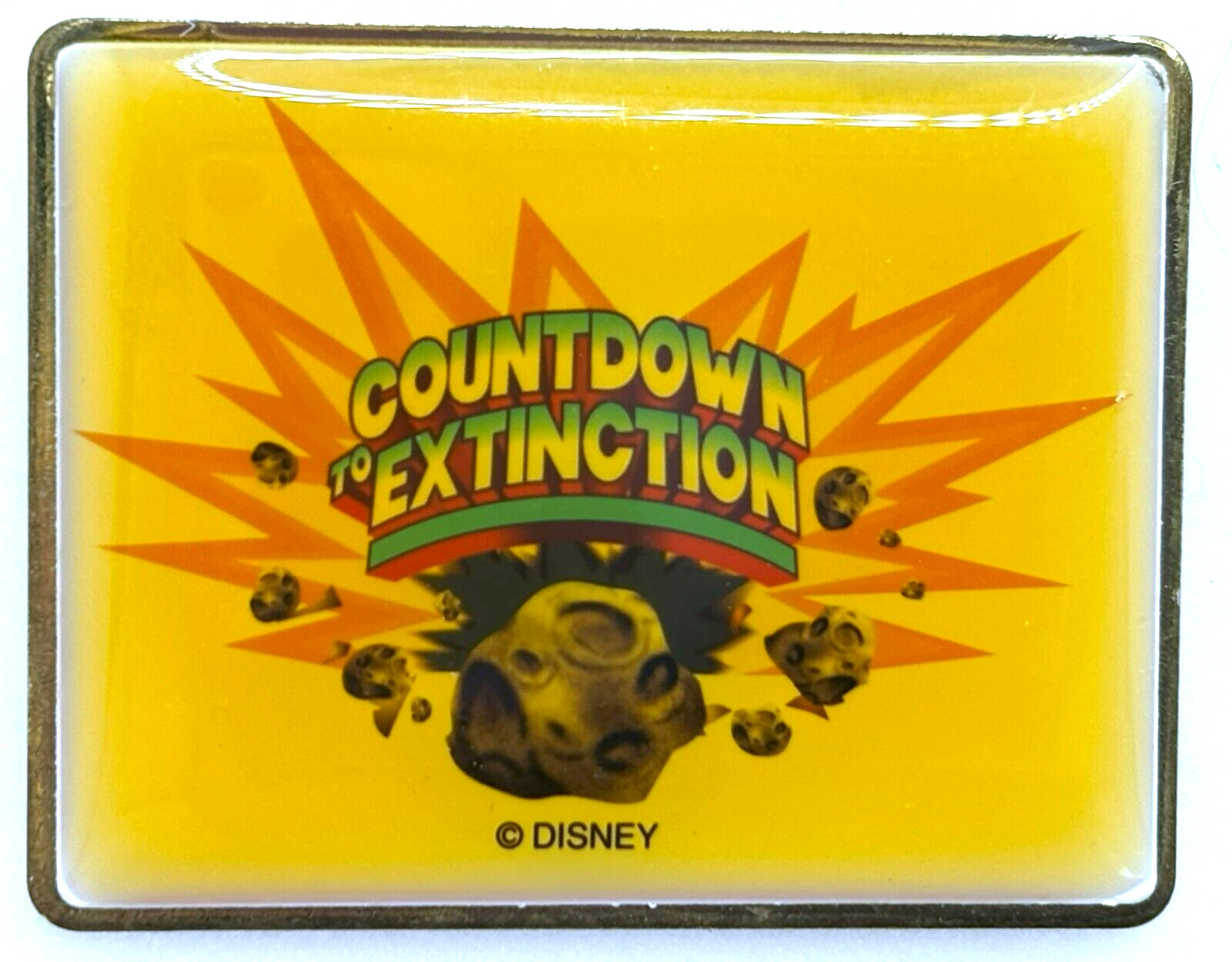 EXTREMELY RARE! DISNEY ANIMAL KINGDOM Event Pin - COUNTDOWN EXTINCTION Meteor