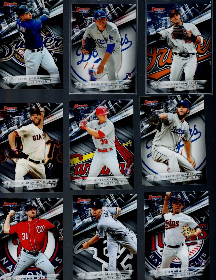 2016 BOWMANS BEST Baseball Complete Your Set 1-250 BUY MORE SAVE MORE - Image 2 of 4