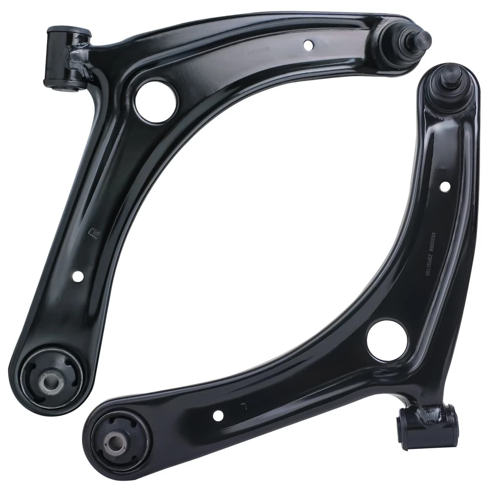 Brazos de control delanteros traseros de 14 piezas barras estabilizadoras para Dodge Caliber Jeep Compass Foto 3 de 4