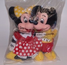 Mickey Minnie Mouse 9" Bean Bag Plush Stuffed Animals w/Tags Disney Store