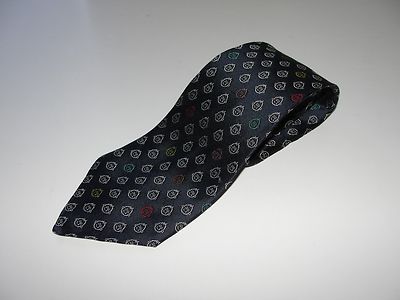 Toye Kenning Spencer Cornelia James London Navy Geometric Necktie Men's Tie