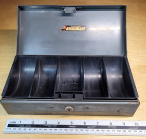 Vintage ASCA Steelmaster Cash Drawer Office Box