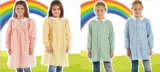 Grembiule ASILO/MATERNA bimba e bimbo! a quadretti in tanti colori MADE IN ITALY