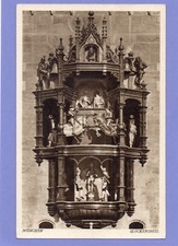 Munich circa 1935 Glockenspiel Postcard
