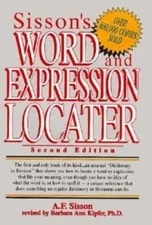 Sisson's Word and Expression Locater  hardcover Used - Good
