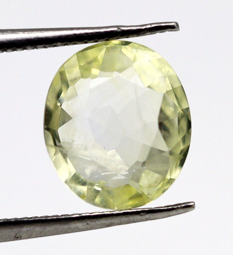 Opale Naturelle Jaune Fluo 37.85 CT - Ovale Certifiée AGL Non Traitée - Pierre Rare Vrac