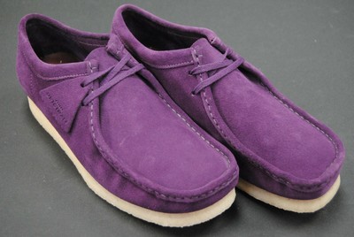 clarks mens purple