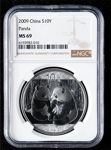 Commemorative Coin 2009 China S10Y Panda  NGC MS 69 In Stock