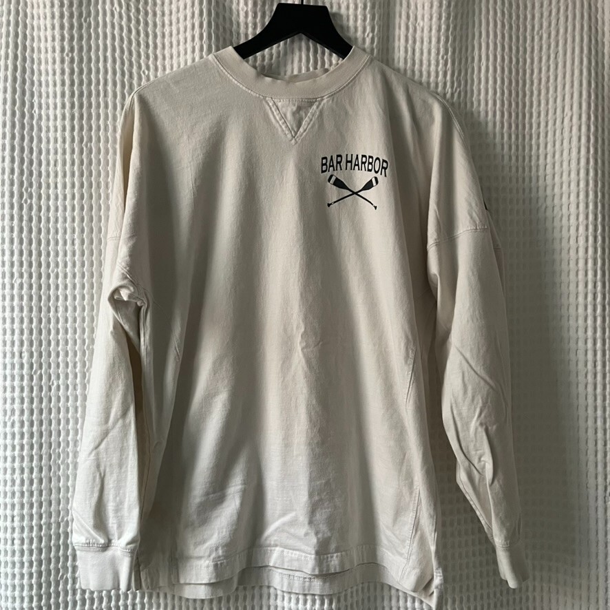 FILA Maglia Southpointe cotone pesante Bar Harbour Maine taglia small