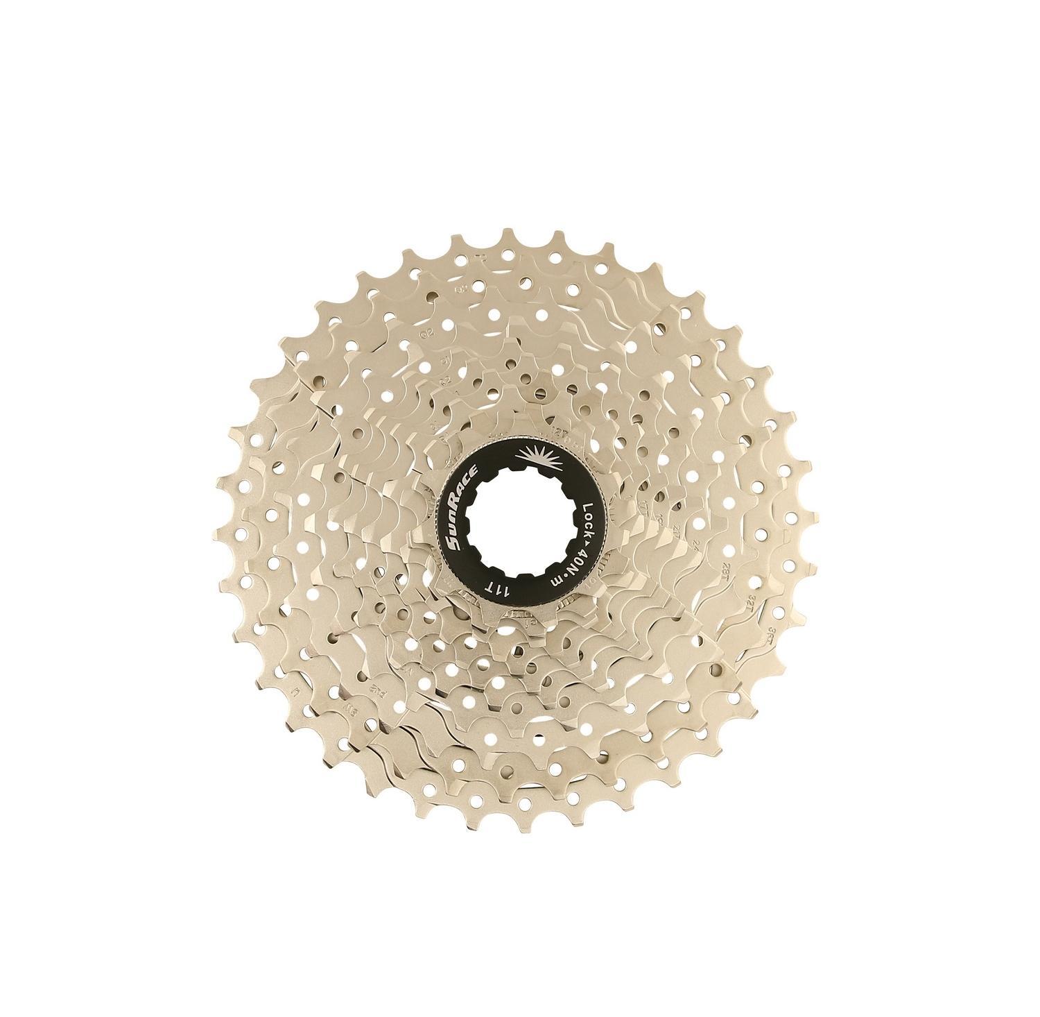 Cassette Sunrace 11v 11-36 ms8 shimano metallic silver pour dérailleur arrière