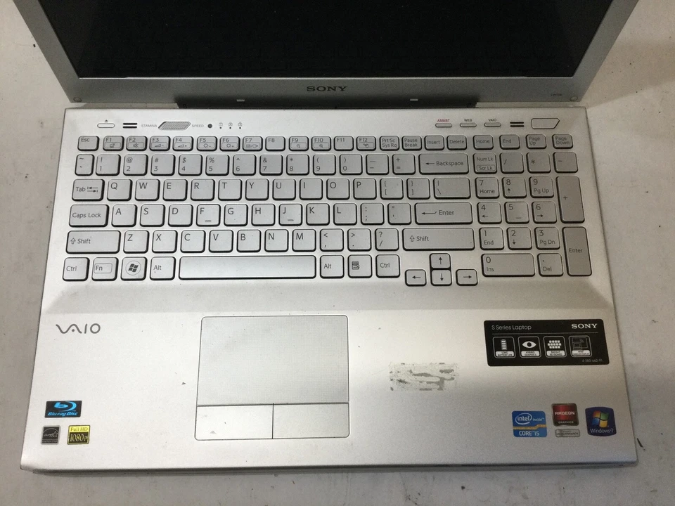 SONY VAIO PCG-41411L - INTEL I5 - NO RAM - NO POWER/FOR PARTS - READ DESCRIP -BB - Image 2 of 4