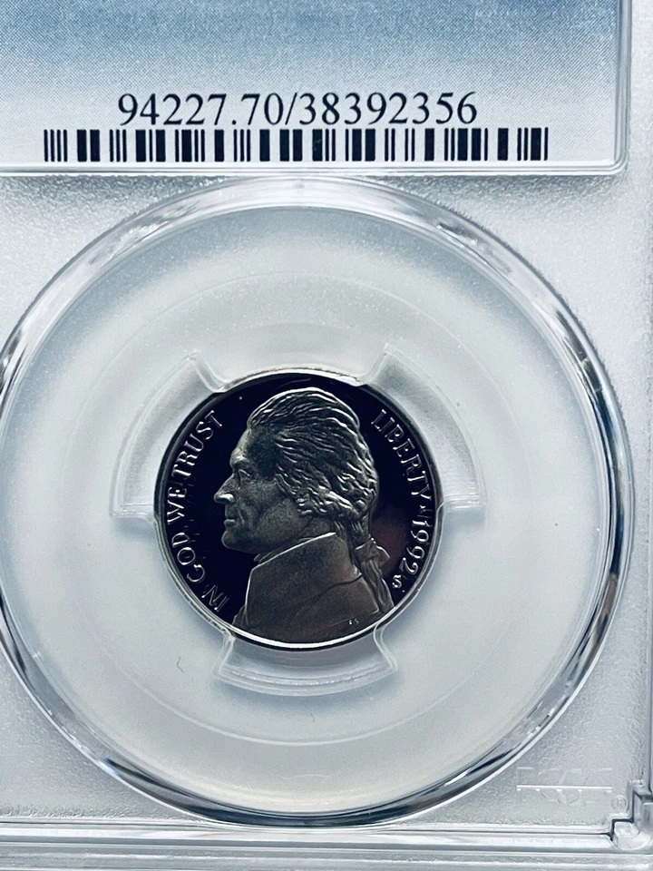 1992-S Jefferson Nickel PCGS PR70DCAM - Image 3 of 4