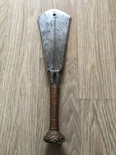 Rare African Knife Yakoma Ngbandi Iron blade wood handle