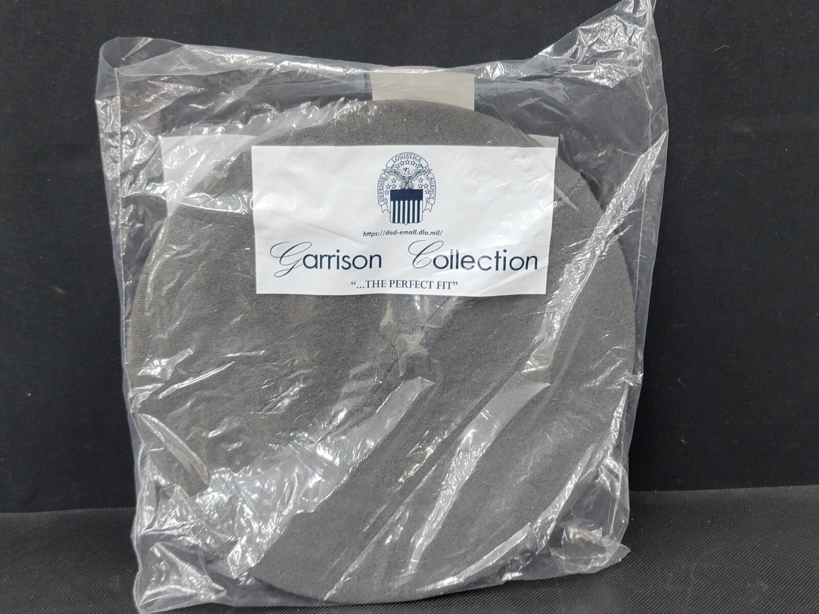 US Army JROTC Wool Beret Defense Logistics Garrison Collection Sz 7 1/2