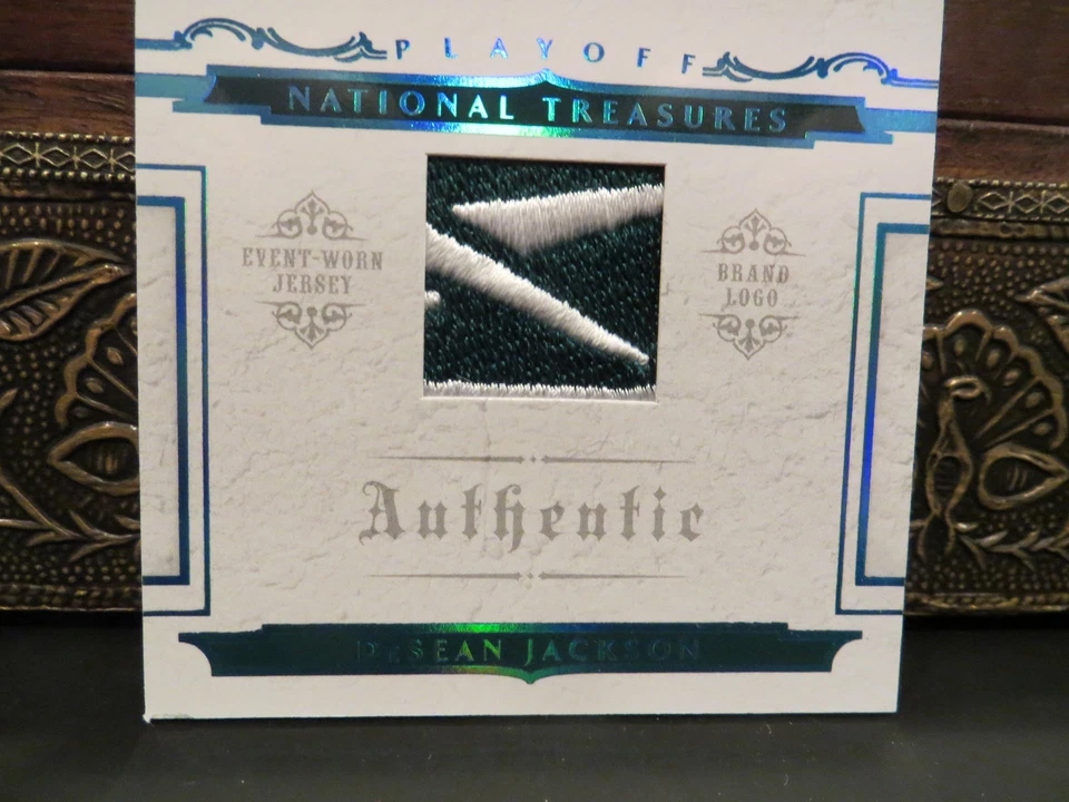 National Treasures Rookie Reebok Logo Jersey Eagles DeSean Jackson 06/10  2008 - Image 2 of 4