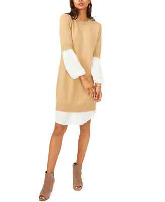 layered look sweater dress 18 Stylish Sweater Dress Outfit Formulas You'll Want to Live In