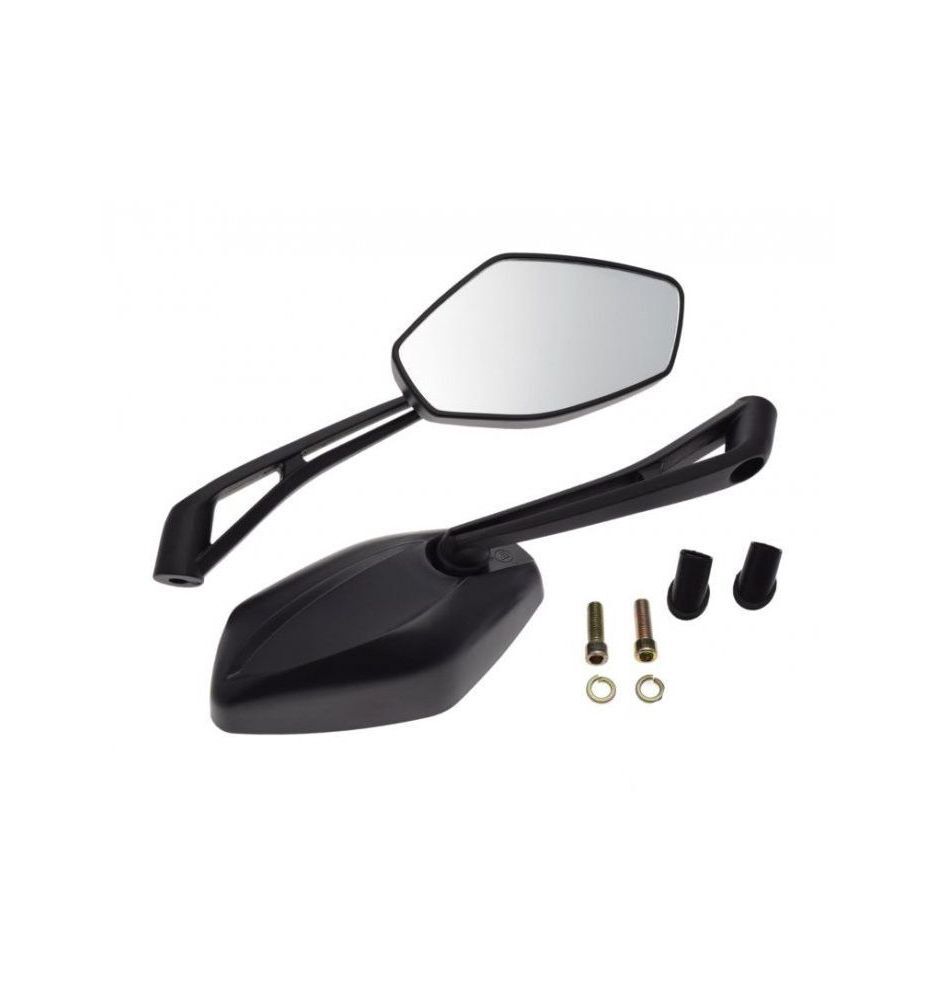 Rétroviseur droit gauche Longjia LJ50QT-9M miroir complet noir