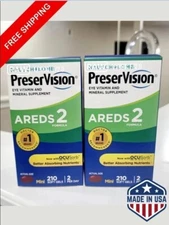 Pack of 2 | Preservision AREDS 2 / 210 Count Eye Vitamin Mini Soft gels exp 2027