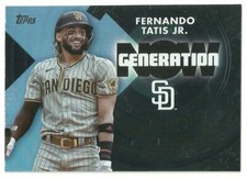  2022 TOPPS BASEBALL - FERNANDO TATIS JR. - GENERATION NOW - #2 - PADRES